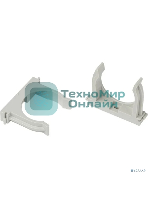 Держатель для труб (клипса) ЭРА d20мм CLIP-20-G-MP прямой монтаж сер. (уп.100шт)