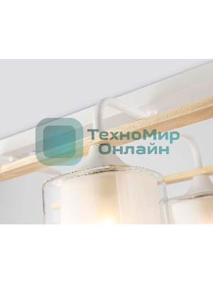 Светильник Ambrella light TR3033247/6 WH/WD белый/дерево E27/6 max 60W 580*340*245