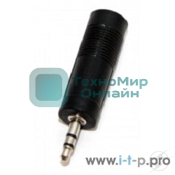 Переходник аудио 5bites mini Jack 3.5мм (M) -) Jack 6.3мм (F)