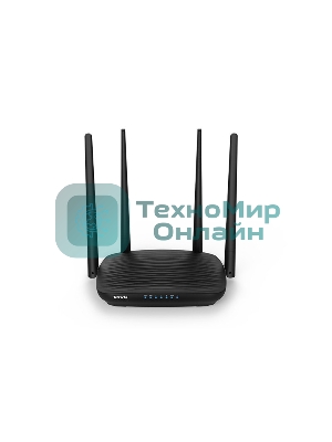 Маршрутизатор Tenda AC5 1200Mbps 11AC wave2Router, MU-MIMO,1Ghz CPU，4X5dbi Antennas, 1X100Mbps WAN, 3x100Mbps LAN,WiFi On/Off Switch,Universal Rep