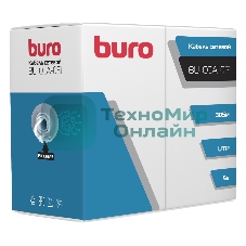 Кабель сетевой Buro BU-CCA-051 UTP 4 пары cat5E solid 0.50мм CCA 305м серый