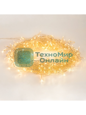 Гирлянда светодиодная Neon-night Дождь 3х2 м 240 LED, прозрачный ПВХ, с контроллером, теплое белое свечение