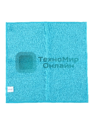 Салфетка универс. Home Palisad из микрофибры 300x300 мм, голубая