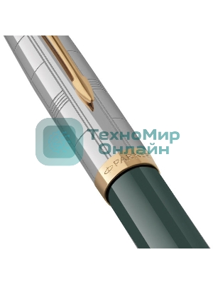 Ручка перьевая Parker 51 Premium (CW2169074) Forest Green GT, F, сталь нержавеющая, подарочная коробка
