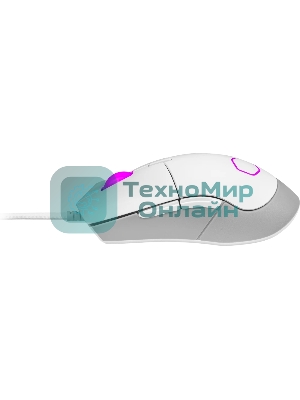 Мышь проводная Cooler Master MM-310-WWOL1 белый, 12000 dpi, USB Type-A, кнопки - 6