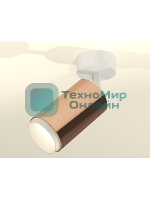 Светильник Ambrella Light XM6326002 PPG/SWH золото розовое полированное/белый песок MR16 GU5.3 (A2202, C6326, N6120)