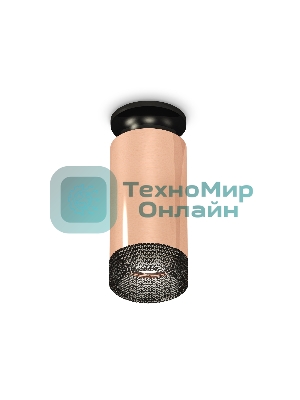 Светильник Ambrella Light XS6326102 PPG/PBK/BK золото розовое полированное/черный полированный/тонированный MR16 GU5.3
