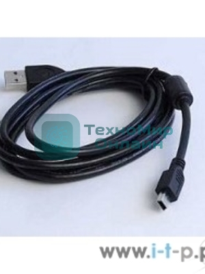 Кабель Gembird PRO USB 2.0 для соед. 1.8м А-miniB (5 pin) позол.конт., фер.кол.