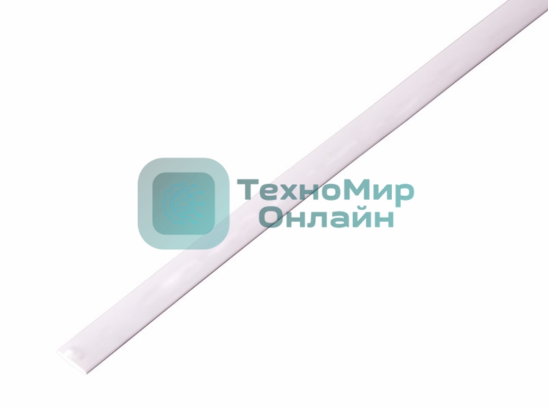 Термоусаживаемая трубка Rexant 5,0/2,5 мм, белая, упаковка 50 шт. по 1 м