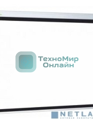 Экран Cactus 180x180см Wallscreen CS-PSW-180x180 1:1 настенно-потолочный рулонный белый