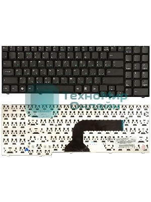 Клавиатура для ноутбука Asus M50 M70 X70 X71 G50 черная