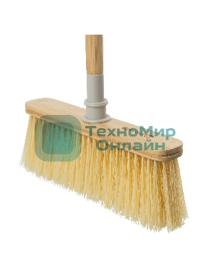 Щетка бамбуковая для подметания пола 26,5 см с черенком, 117 см, Home Palisad