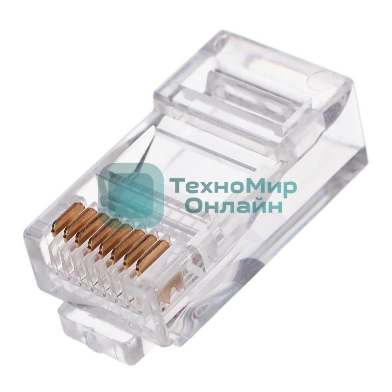 Коннектор Gembird RJ45 8P8C (100 шт. в уп) без вставки