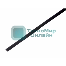 Трубка термоусадочная Rexant 6.0/3.0 1м черный