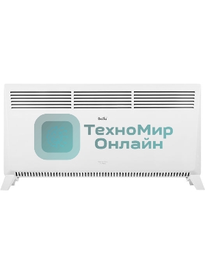 Конвектор электрический Ballu Camino Eco Turbo BEC/EMT-2500 белый, 2500 Вт, 30 м2, термостат