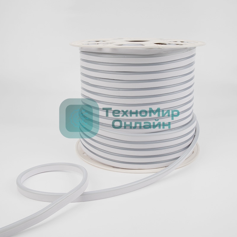 Гибкий неон Neon-night SMD 8х16мм, двухсторонний, 24В, теплый белый, 120 LED/м, 50м