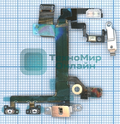 Шлейф кнопки включения и кнопок громкости для iPhone 5S