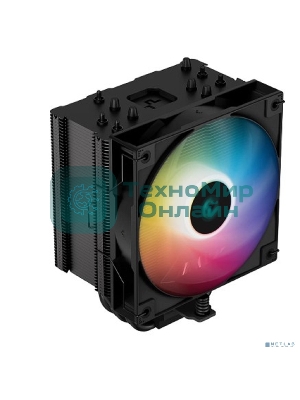 Кулер для процессора DEEPCOOL AG500 BK ARGb черный, 120 мм, алюминий/медь, 1850 об/мин, 29.4 дБ, 4 pin, 240 Вт, 155 мм