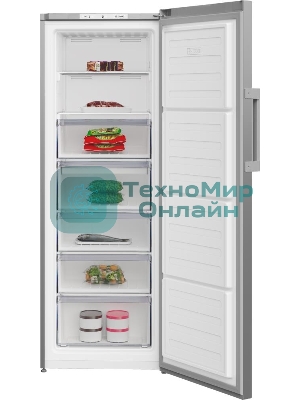 Морозильная камера Beko B1RFNK292G, серый, 255 л, 5 ящиков