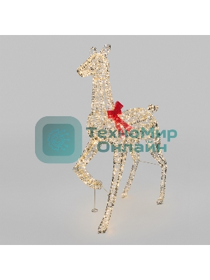 Светодиодная фигура Neon-night Олениха 155 см, цвет свечения теплый белый, питание от трансформатора, IP44