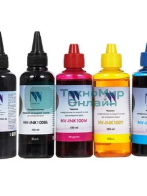Чернила NVPrint NV-INK100 универсальные Yellow на водной основе для аппаратов Epson (100мл) Китай