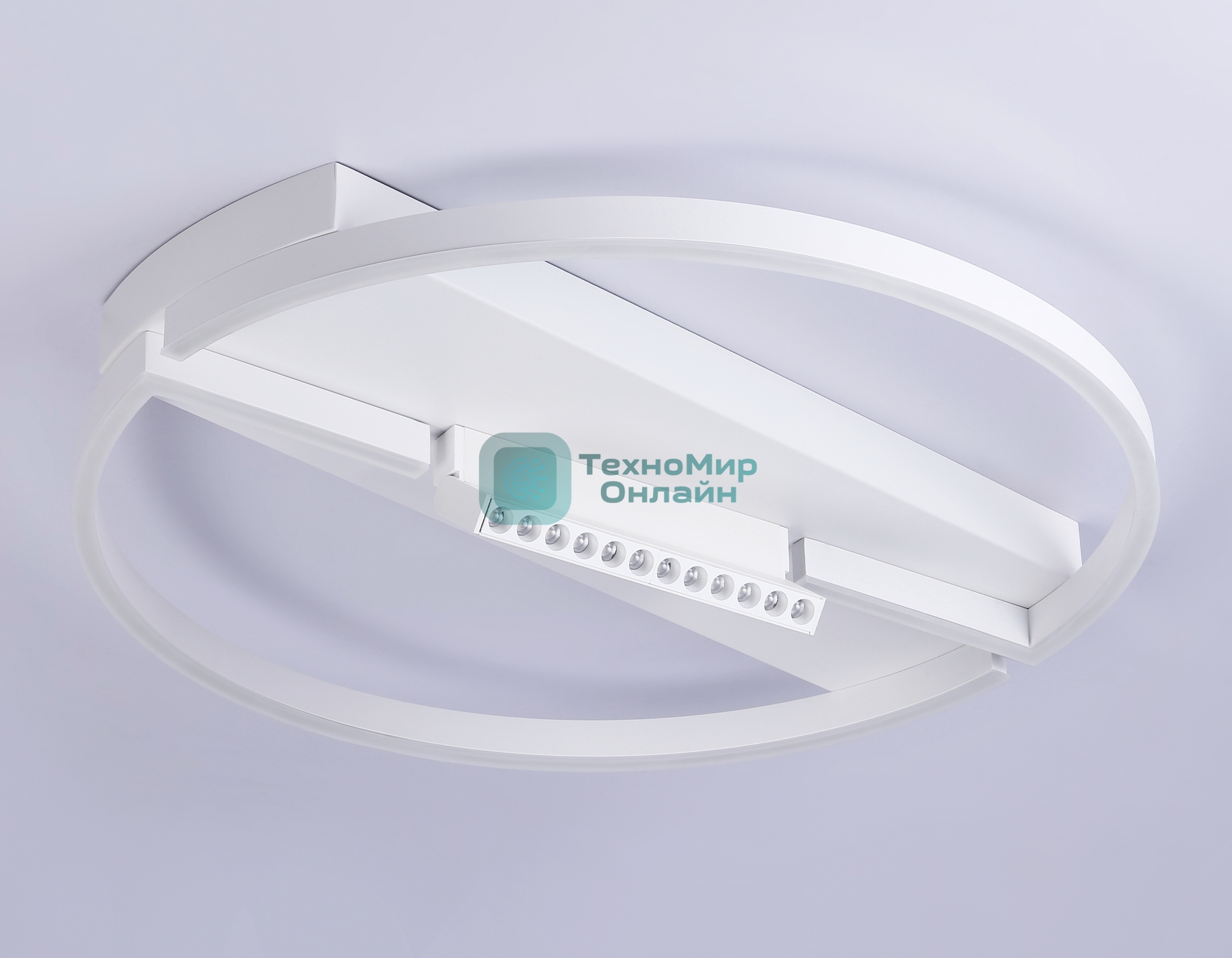 Светильник Ambrella light FL51459/1+1 WH белый 72W 3000K-6400K+4200K D600*110 (ПДУ РАДИО 2.4G)