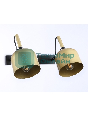 Светильник Ambrella light TR97106/2 GD/BK золото/черный E27*2 max 40W D130*223*273