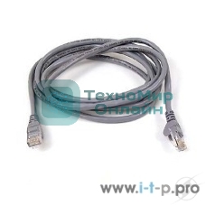 Патч-корд UTP, кат 5e, 3м с RJ45 серый