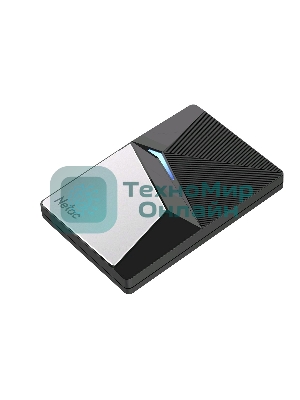 Внешний SSD Netac Z7S, 480 Gb, USB 3.2 Gen 2 Type-C, R/W 550/480, черный