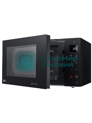Микроволновая печь LG MW23R35GIB инвертор, черный, 23 л, 1000 Вт, переключатели - сенсор