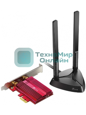 Адаптер TP-Link Wi-Fi 11AX 3000Mbps dual-band PCI-E adapter, two external Antennas