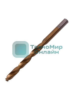 Сверло по металлу Matrix, 6,5 мм, HSS, нитридтитановое покрытие, цилиндрический хвостовик