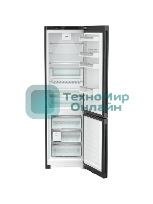 Холодильник Liebherr CNBDC 573I-22 001 черная нержавеющая сталь двухкамерный 266/94л морозилка снизу