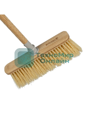 Щетка бамбуковая для подметания пола 26,5 см с черенком, 117 см, Home Palisad