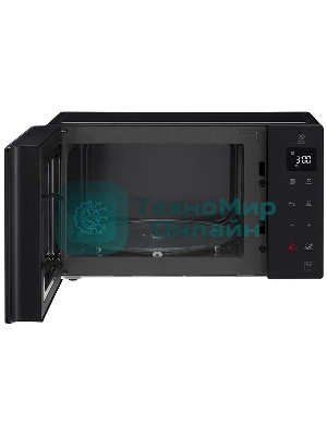 Микроволновая печь LG MW23R35GIB инвертор, черный, 23 л, 1000 Вт, переключатели - сенсор