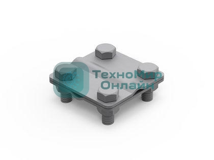 Соединитель крестовой пруток-пруток d8 ДКС NG3104