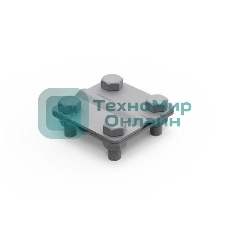 Соединитель крестовой пруток-пруток d8 ДКС NG3104