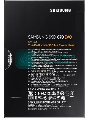 Накопитель SSD Samsung 870 EVO, 4TB, SATA III, 2.5