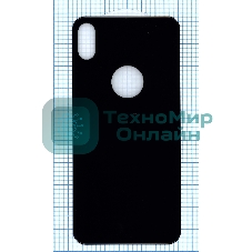 Защитное заднее стекло для iPhone XS Max черный