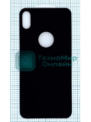 Защитное заднее стекло для iPhone XS Max черный