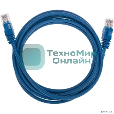 Патч-корд U/UTP Rexant cat.5e, RJ45-RJ45, 26AWG, ZH нг(А)-HF, синий, 2 м
