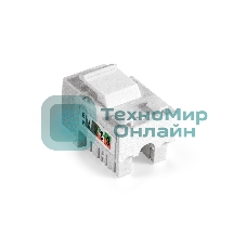 Модуль-вставка Keystone Jack RJ-45 ExeGate KJ-8P8C-U-C6-90-110 (Кат.6, неэкранированная, 90 градусов, IDC 110)