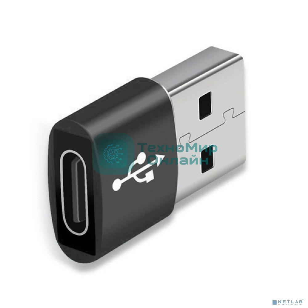 Bion переходник USB Type-A (M) - USB Type-C (F), OTG, USB 3.0 BXP-A-USBAM-USBCF