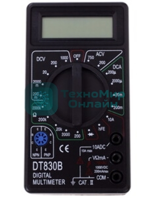 Мультиметр Ресанта M 830B (DT 830B) 3,5 разр ж/к дисплей, 20 режимов
