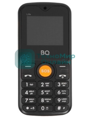Мобильный телефон BQ 1853 Life черный/оранжевый