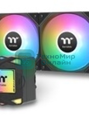 Система жидкостного охлаждения Thermaltake LA360 ARGB Soc-AM5/AM4/1200/1700/1851 черный 4-pin 38.35dB Al+Cu Ret (CL-W459-PL12SW-A)