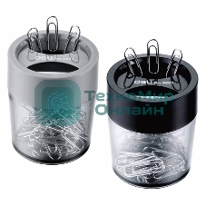 Скрепочница Deli E9881 магнитная прозрачный картонная коробка