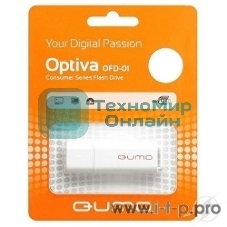 Флешка USB 2.0 QUMO 64Gb Optiva 02 белый