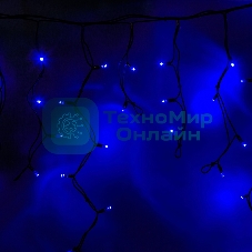 Гирлянда Neon-night Айсикл (бахрома) светодиодный, 5,6 х 0,9 м, с эффектом мерцания,черный провод 