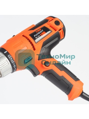 Дрель-шуруповерт Patriot FS 306, 300 Вт, 35 Нм, щеточный